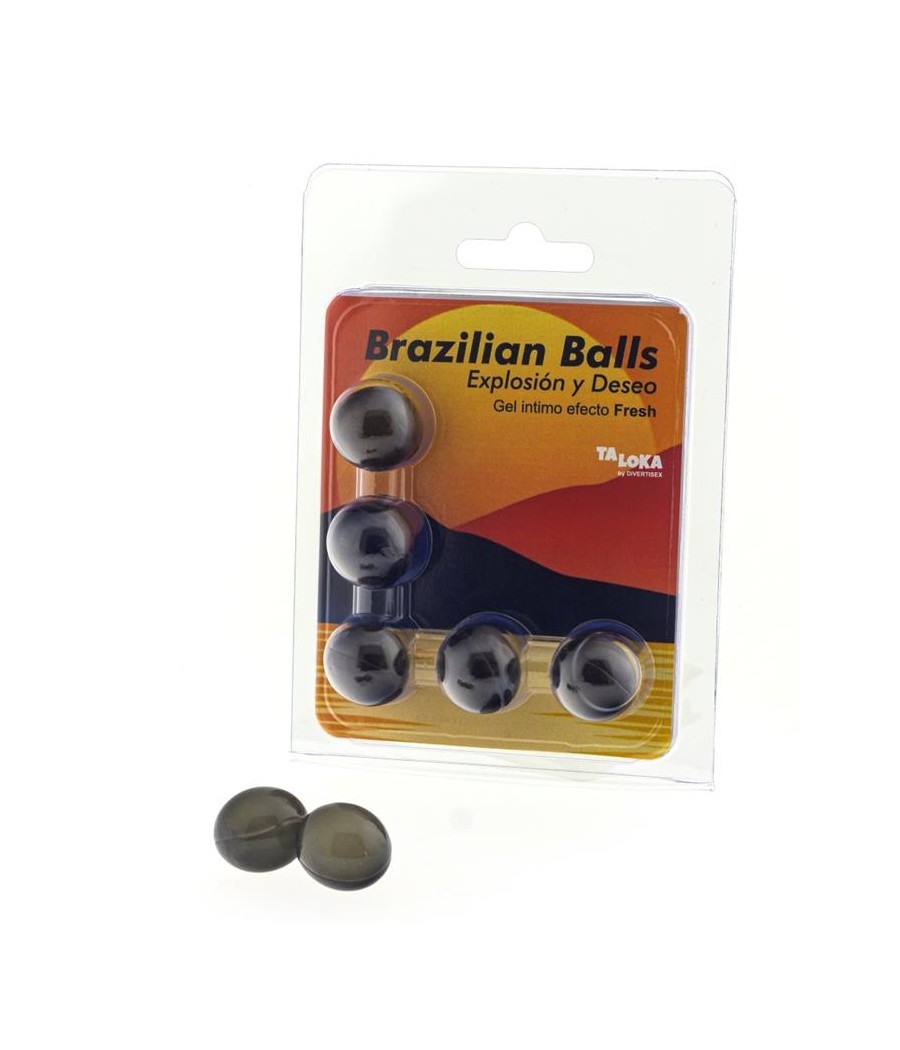 Set 5 Brazilian Balls Gel Excitante Efecto Fresh