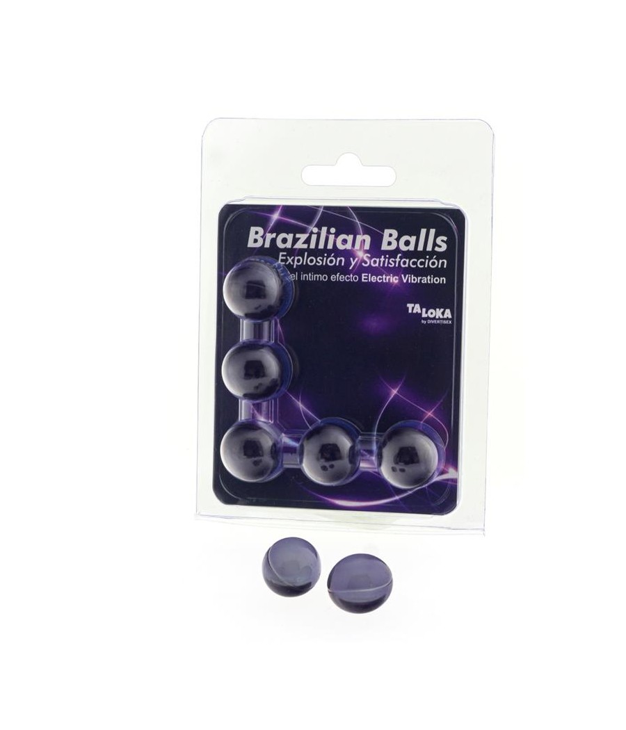 Set 5 Brazilian Balls Gel Efecto Electric Vibracion