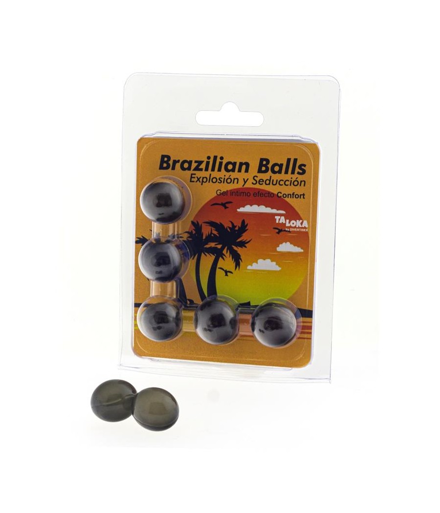 Set 5 Brazilian Balls Gel Excitante Efecto Confort