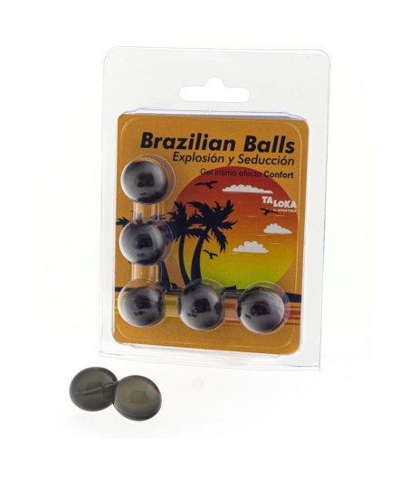 Set 5 Brazilian Balls Gel Excitante Efecto Confort