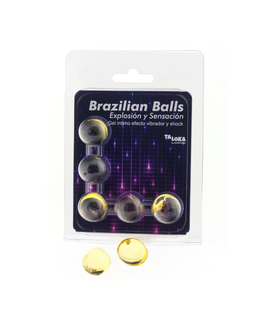 Set 5 Brazilian Balls Excitante Efecto Vibrador y Shock