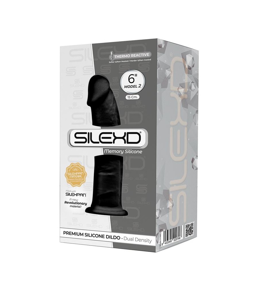 Dildo Dual Density Mod 2 6 Negro