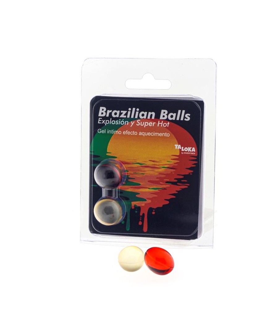 Set 2 Brazilian Balls Excitante Efecto Supercalentamieto