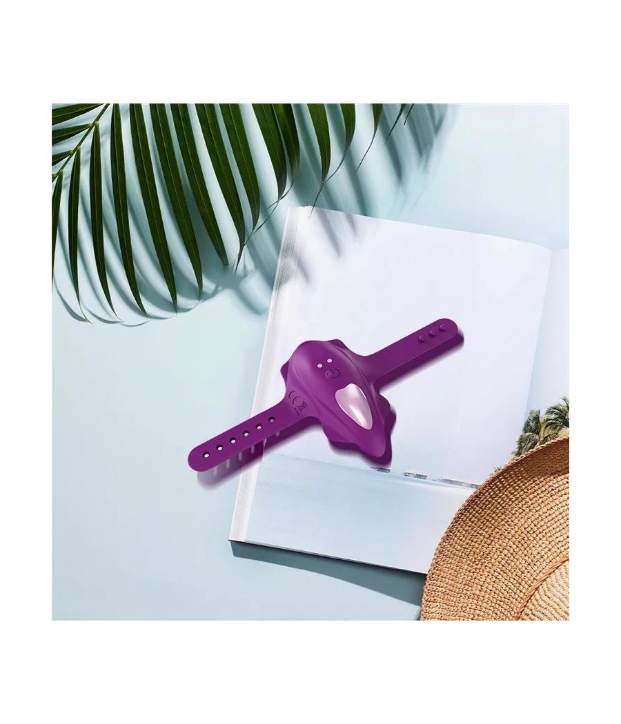 No Seventeen Estimulador de Braguita Control Remoto USB Magnetico Purpura