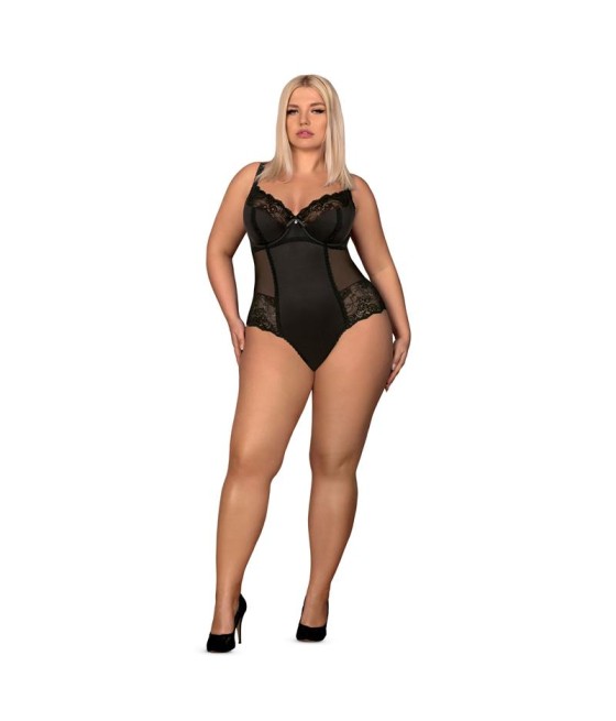 Amallie Bodysuit con Encaje Negro