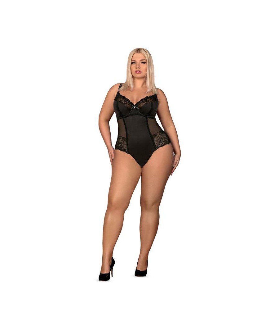 Amallie Bodysuit con Encaje Negro