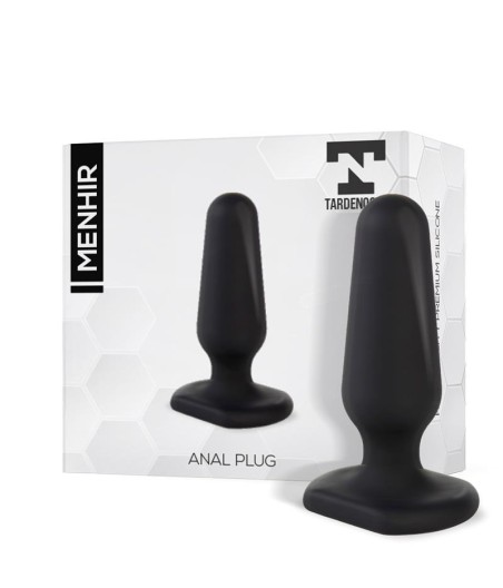 Menhir Plug Anal Silicona Negro