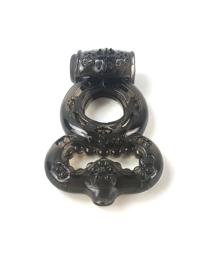 Anillo para el Pene con Vibracion Negro