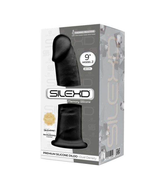 Dildo Dual Density Mod. 2 - 9 Negro