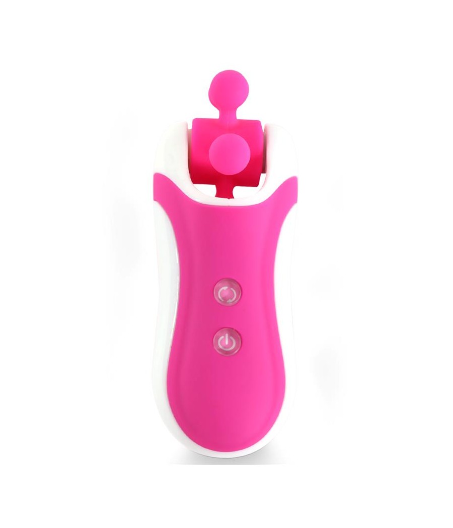 Clitella Estimulador Sexo Oral con Accesorios Rosa