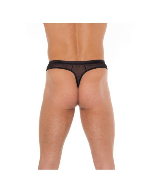 Tanga Rejilla Negro Talla unica