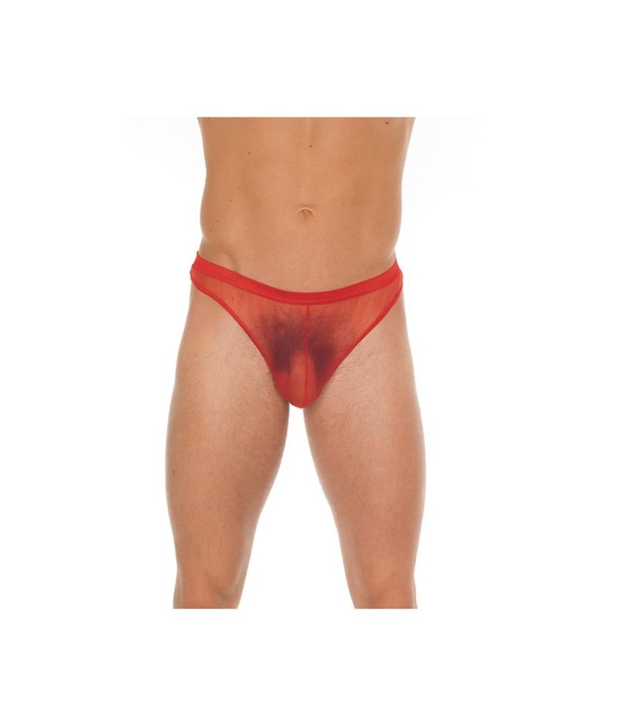 Tanga Rejilla Rojo Talla unica