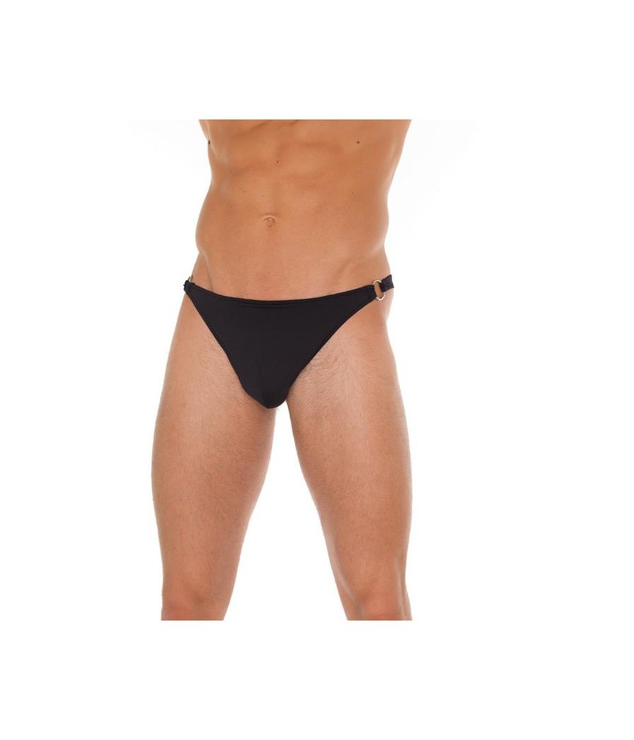 Tanga Negro con Hebilla Talla unica