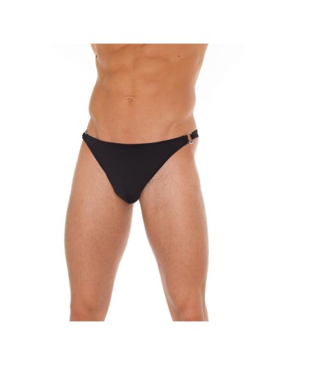 Tanga Negro con Hebilla Talla Única