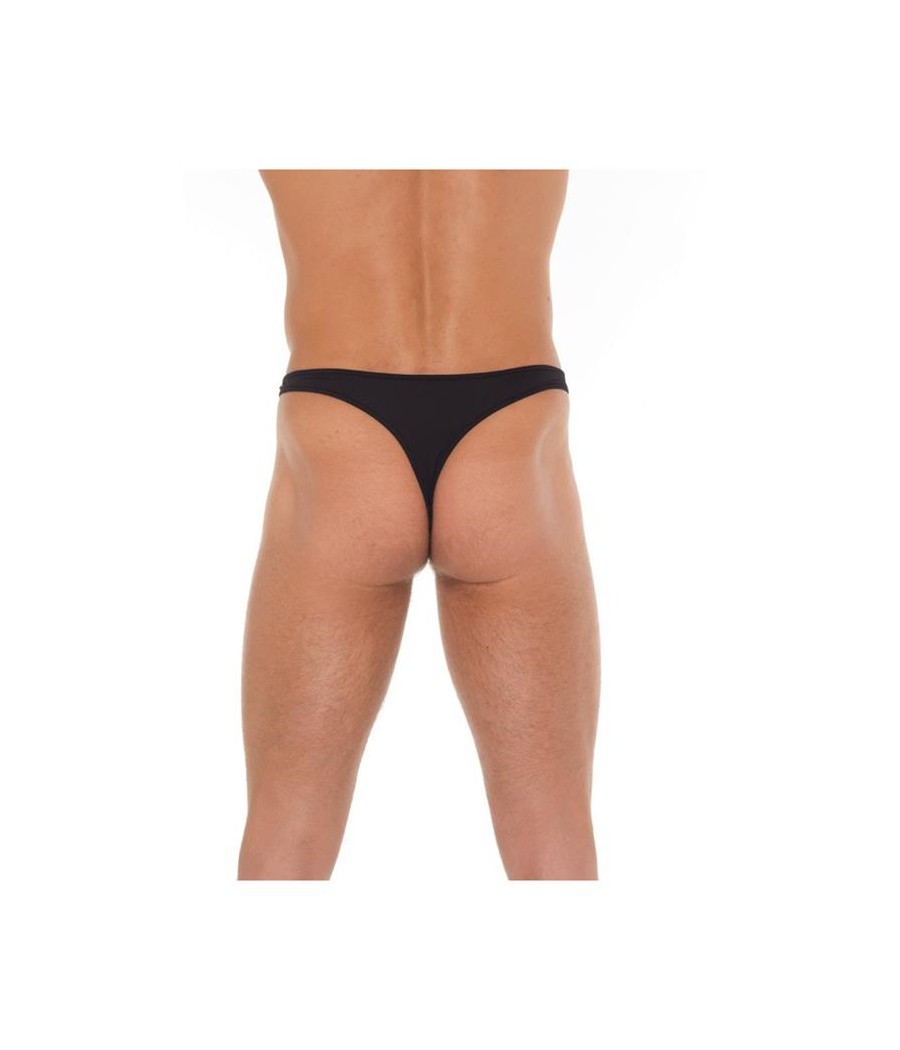 Tanga Negro con Hebilla Talla unica