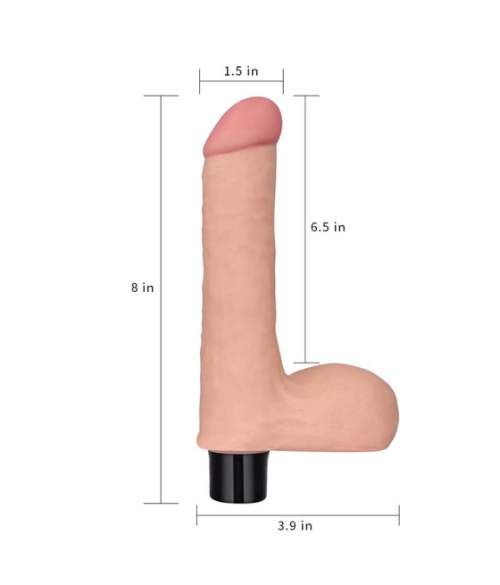 Vibrador Real Softee 8 Natural