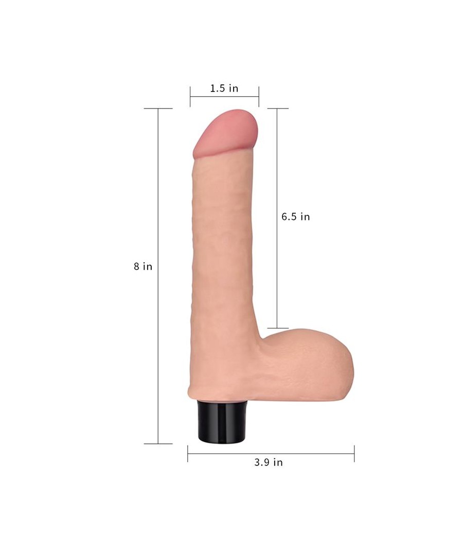 Vibrador Real Softee 8 Natural