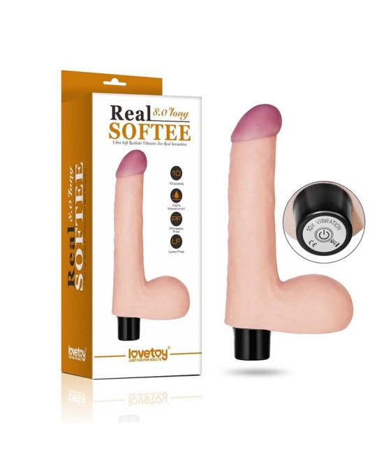 Vibrador Real Softee 8 Natural