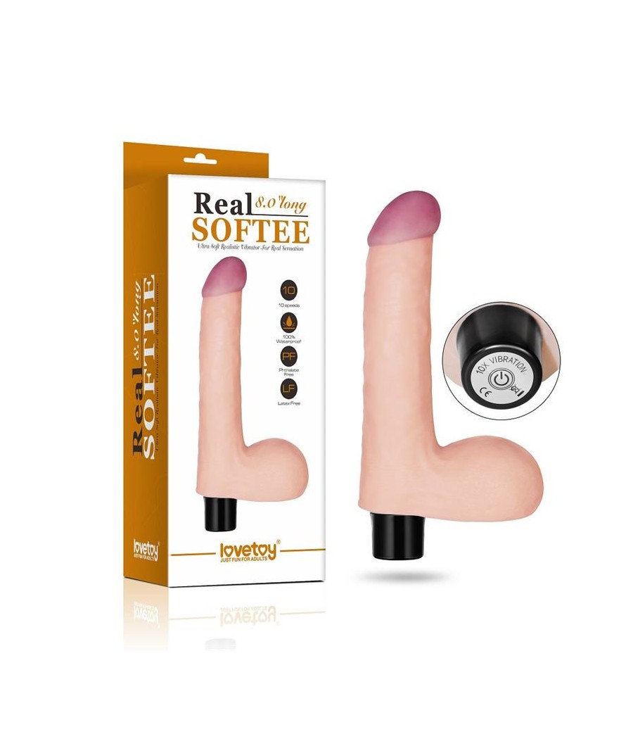 Vibrador Real Softee 8 Natural