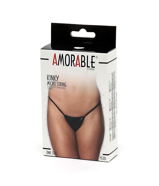 Micro Tanga Negro Talla Unica