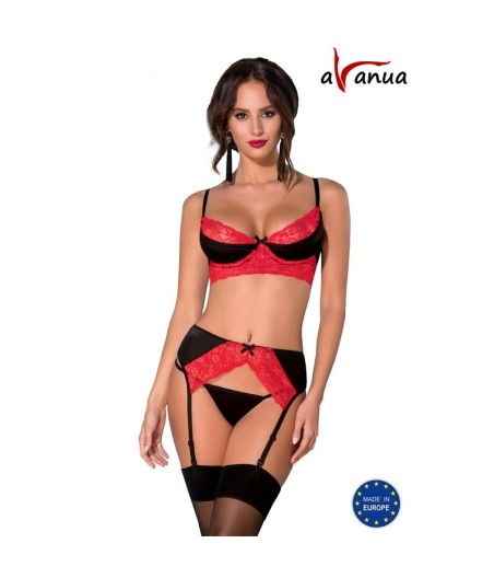 ODINA Set Negro/Rojo