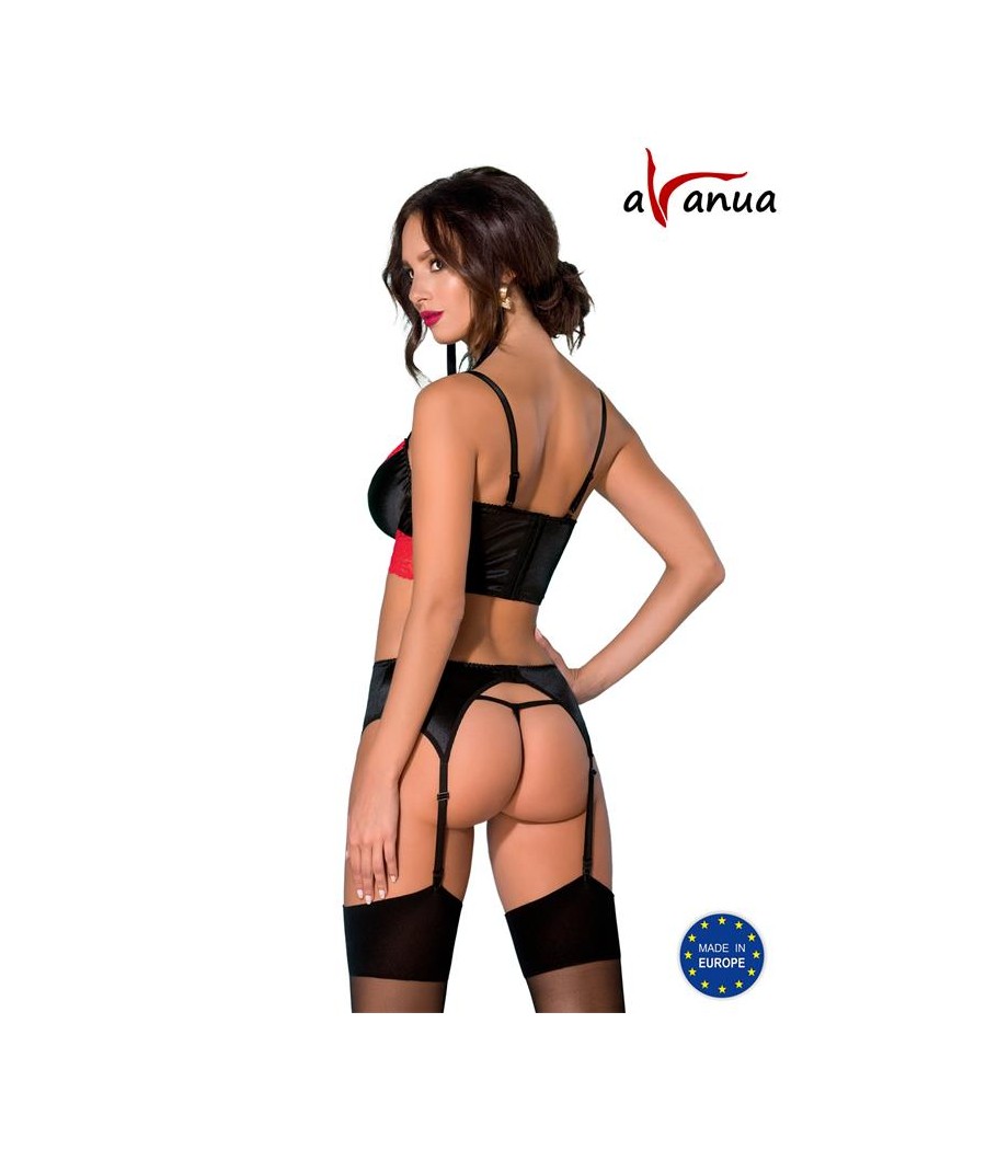 ODINA Set Negro Rojo