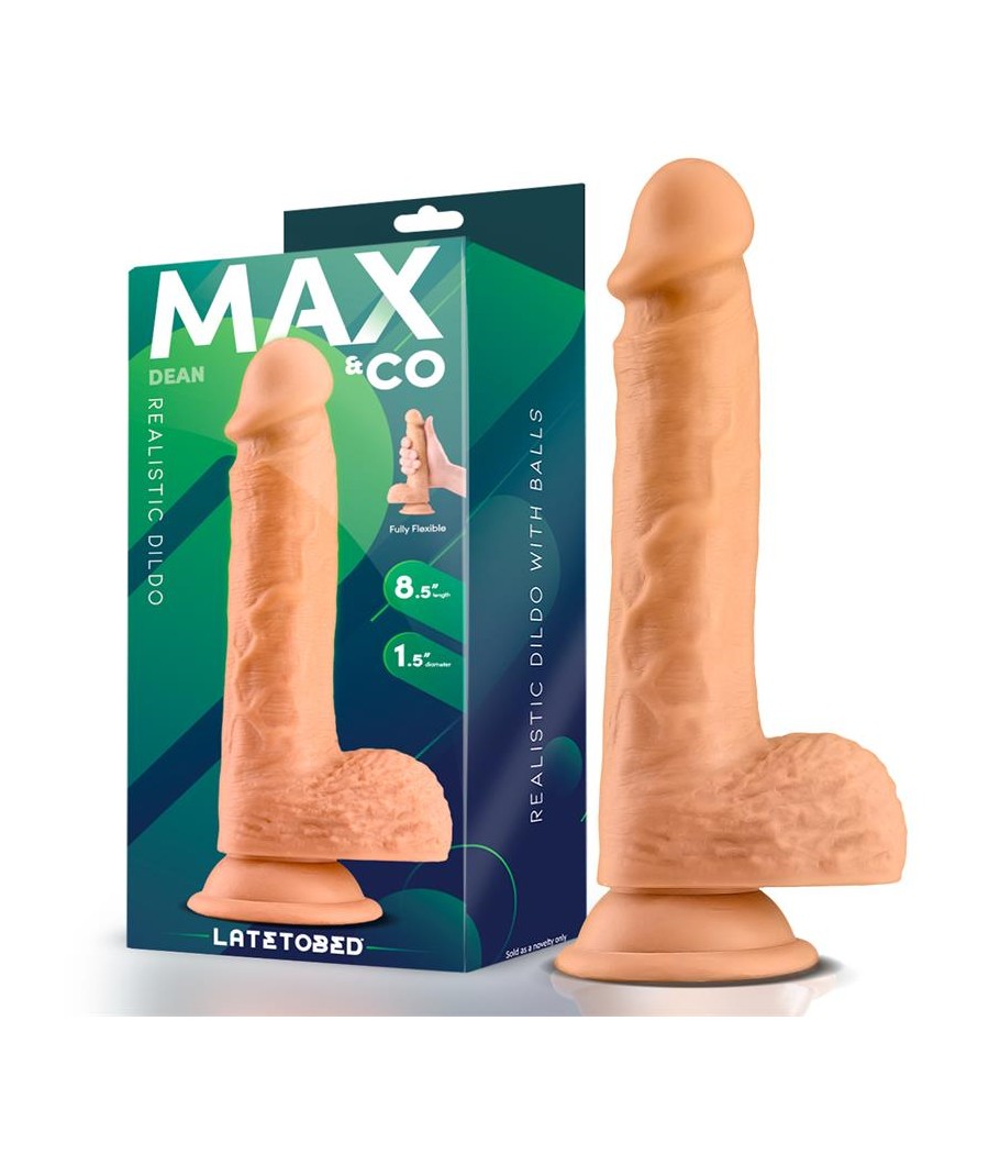 Dean Dildo Realista con Testiculos 85 Natural