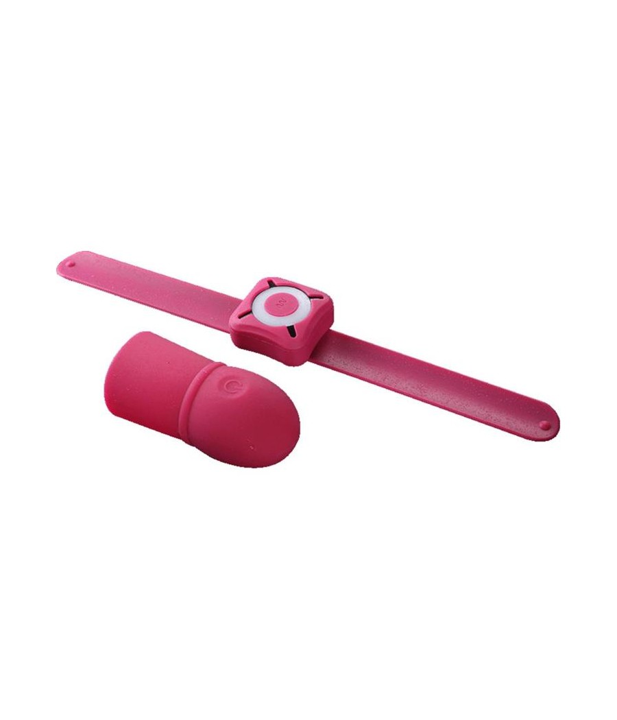 Super Striker Funda para el Pene con Vibracion Rosa