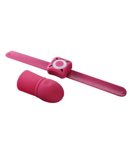 Super Striker Funda para el Pene con Vibración Rosa