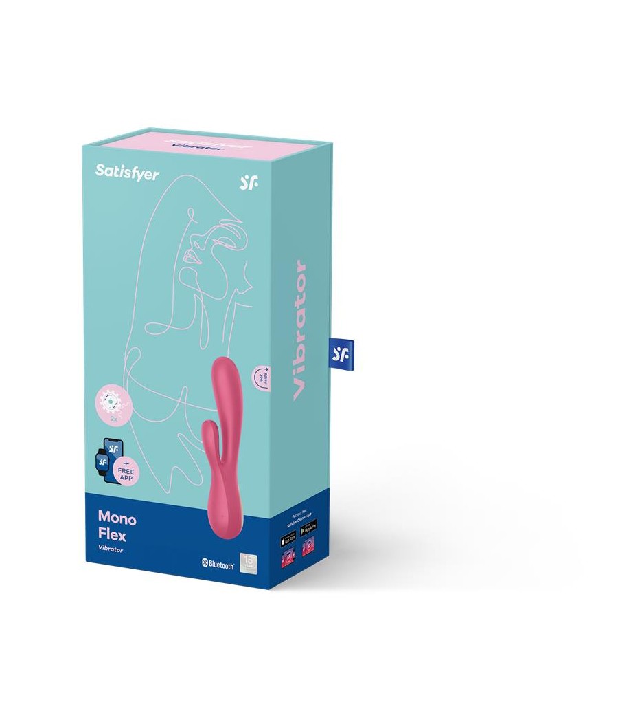 Mono Flex Vibrador con APP Rojo