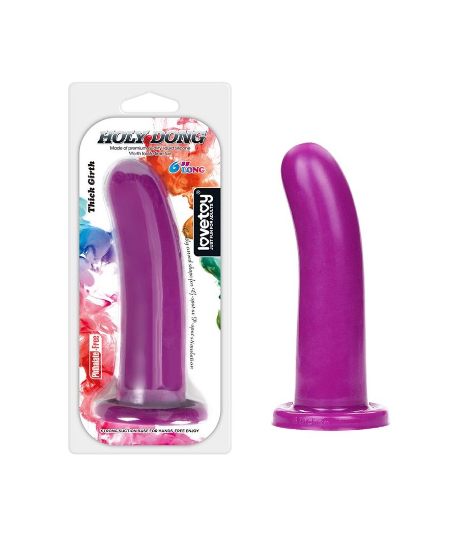 Estimulador Holy Dong 6 Silicona Liquida Purpura