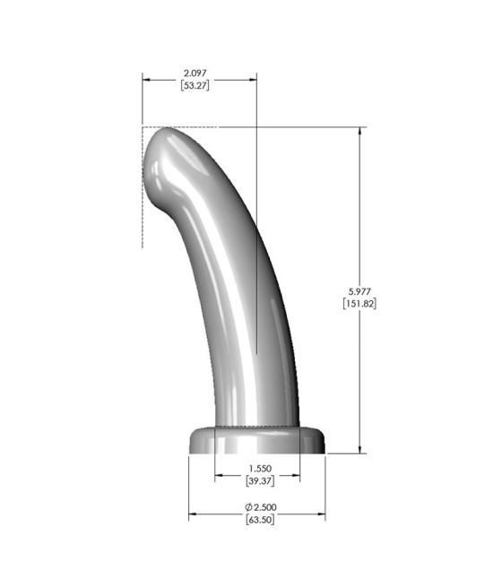 Herspot Dildo Golden Rose Talla Mediana