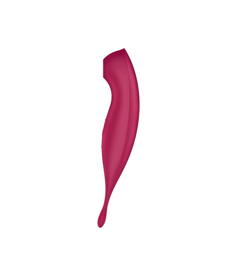 Twirling Pro Succionador y Vibrador APP Satisfyer Connect Dark Red