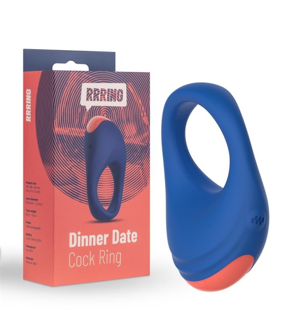 Rring Dinner Date Anillo para el Pene con Vibracion USB Silicona