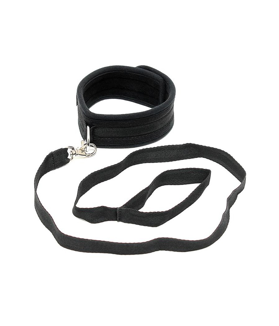 Collar con Correa Ajustable Color Negro