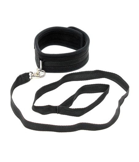 Collar con Correa Ajustable Color Negro