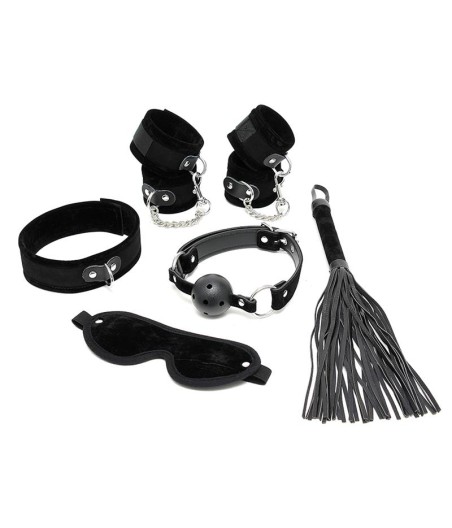 Rimba Bondage Play Set de Bondage 6 Piezas Color Negro