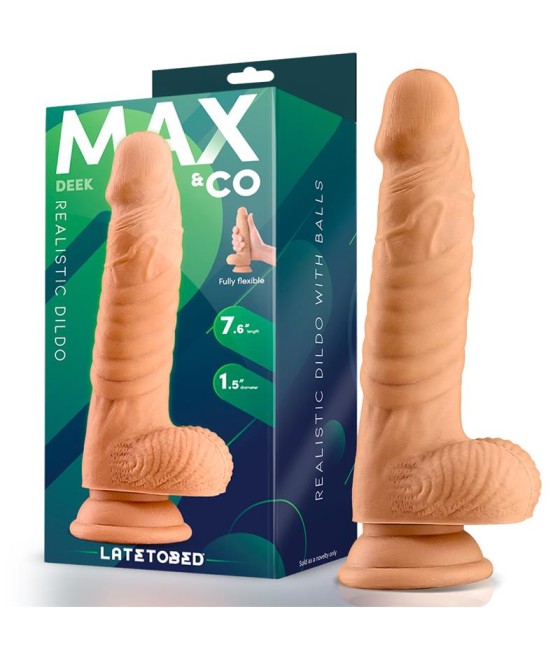 Deek Dildo Realista con Testiculos 76 Natural