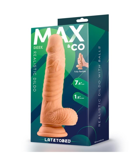 Deek Dildo Realista con Testiculos 76 Natural