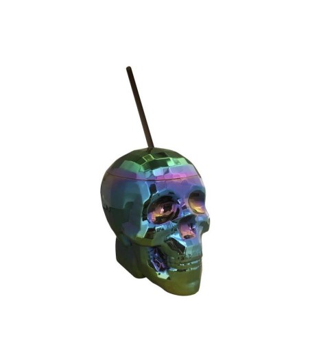 Taza Skull Cup Oil Slick