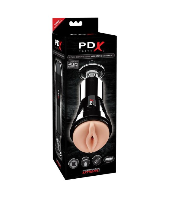 PDX Elite Masturbador Vibrador Cock Compressor