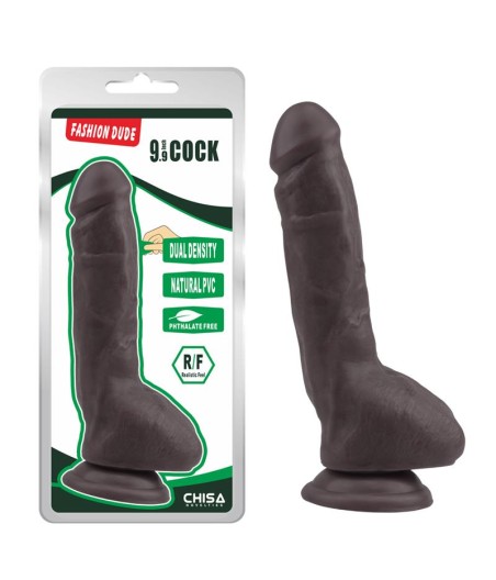 Fashion Dude Dildo Dual Density 23 cm x 4.3 cm Marrón