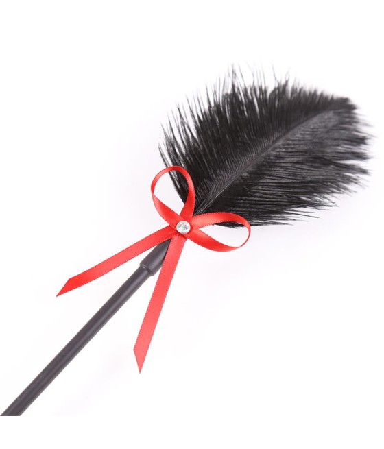 Plumas y Pala 2 en 1 36 cm Negro Rojo