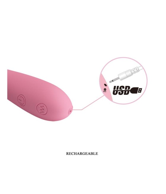 Vibrador Gloria Color Rosa Claro