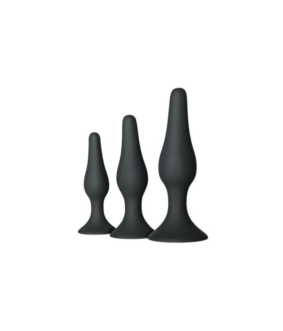 Set de 3 Plug Anal Negro