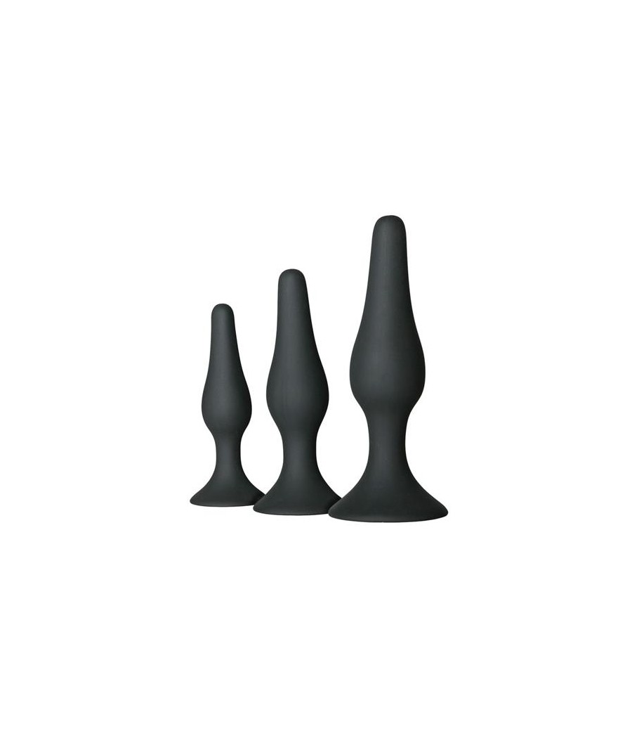 Set de 3 Plug Anal Negro