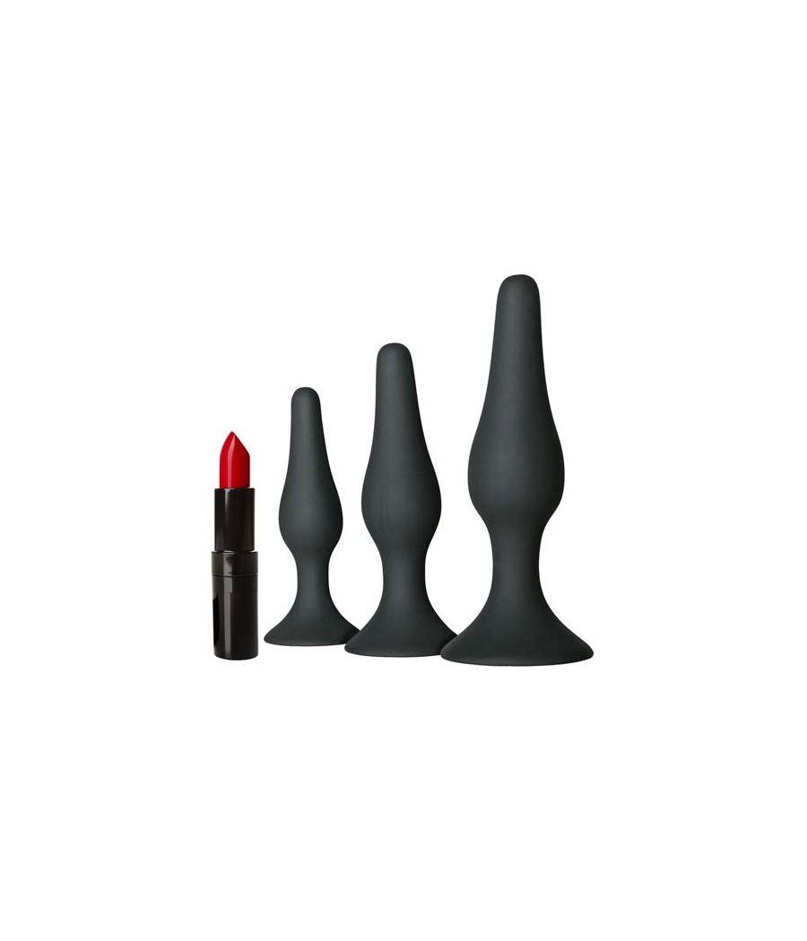 Set de 3 Plug Anal Negro