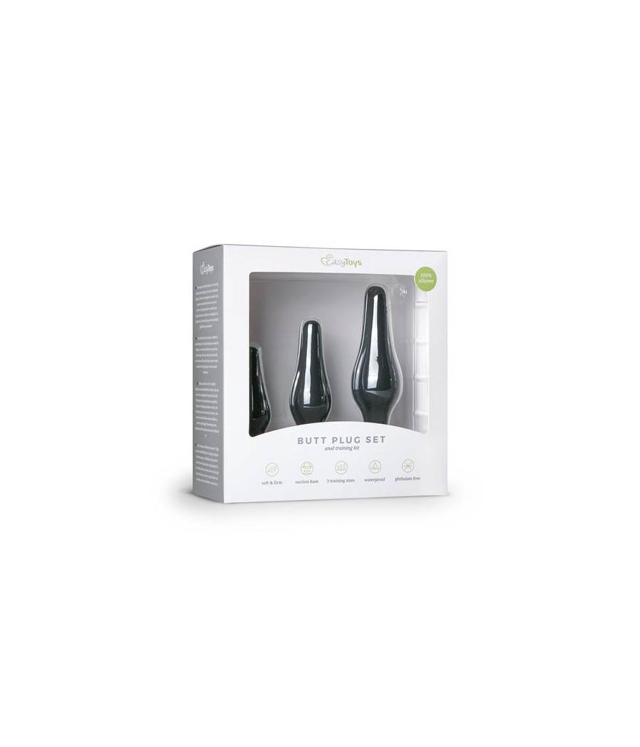 Set de 3 Plug Anal Negro