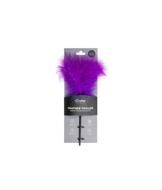 Plumas Estimuladoras con Mango Largo Purpura