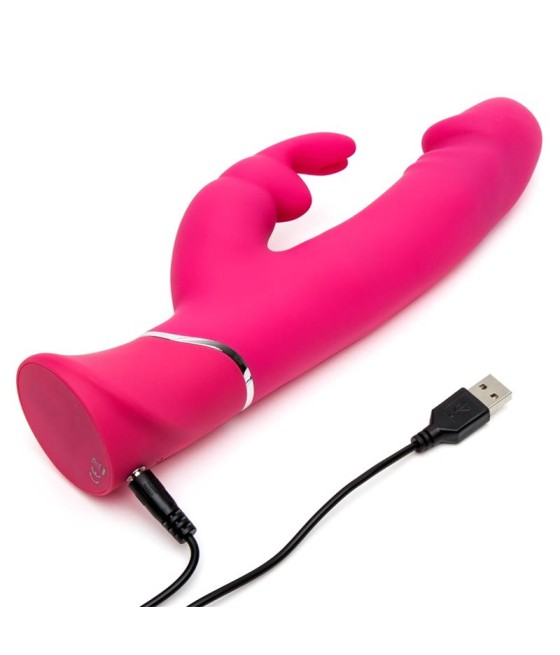 Vibrador Realistic Dual Density Rabbit Rosa